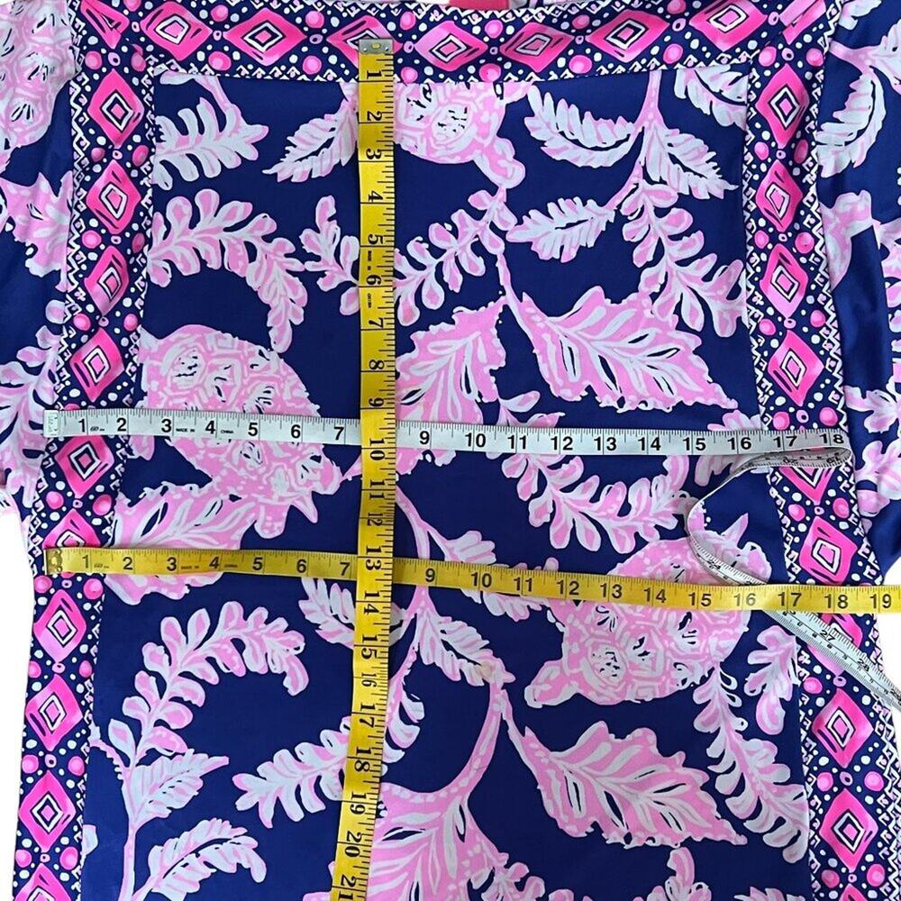 Lilly Pulitzer Maxi Dress 10 Tropical Long Turtle Medium Cruise Large Vacation - Picture 14 of 16